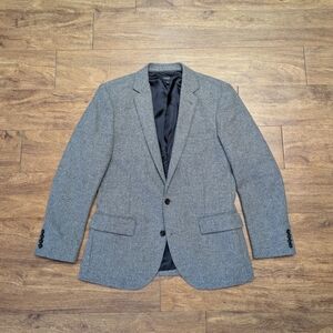 J. Crew Ludlow Jacket Blazer Gray Men's 38S Wool Moon British Tweed
